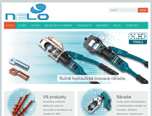 Tablet Screenshot of nelo.sk